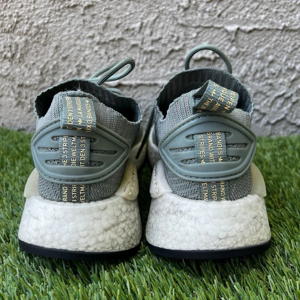 adidas Shoes Women Size 9 NMD_W1 sneakers Silver Green Acid Orange